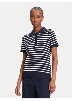Tommy Hilfiger Sweter Fine WW0WW41474 Granatowy Regular Fit ze sklepu MODIVO w kategorii Swetry damskie - zdjęcie 184193114