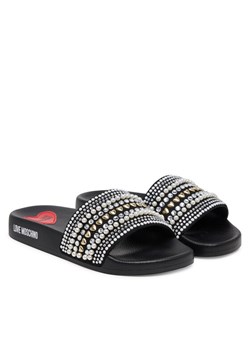 LOVE MOSCHINO Klapki JA28352G0MJAA000 Czarny ze sklepu MODIVO w kategorii Klapki damskie - zdjęcie 184193120