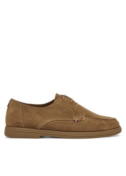 Tommy Hilfiger Mokasyny Moc T Derby FM0FM05495 Brązowy ze sklepu MODIVO w kategorii Mokasyny męskie - zdjęcie 184193153