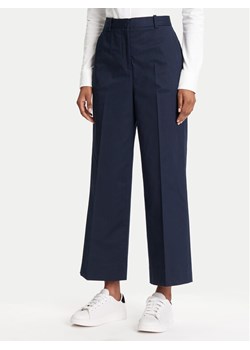 Tommy Hilfiger Spodnie materiałowe WW0WW45791 Granatowy Wide Leg ze sklepu MODIVO w kategorii Spodnie damskie - zdjęcie 184193163
