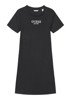 Guess Sukienka codzienna J5YK11 KBZP4 Czarny Regular Fit ze sklepu MODIVO w kategorii Sukienki dziewczęce - zdjęcie 184193214