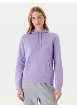Tommy Jeans Bluza Flag DW0DW19958 Fioletowy Regular Fit ze sklepu MODIVO w kategorii Bluzy damskie - zdjęcie 184193281