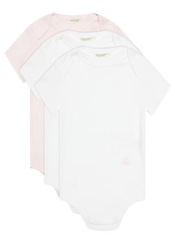 United Colors Of Benetton Komplet 3 par body dziecięcych 3GI70B079 Różowy ze sklepu MODIVO w kategorii Body niemowlęce - zdjęcie 184193291