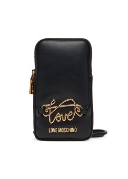 LOVE MOSCHINO Torebka na telefon JC5737PP0MKG0000 Czarny ze sklepu MODIVO w kategorii Etui - zdjęcie 184193331