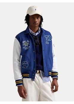 Polo Ralph Lauren Kurtka bomber 710964979001 Niebieski Regular Fit ze sklepu MODIVO w kategorii Kurtki męskie - zdjęcie 184193344