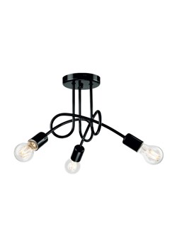 Nowoczesna 3-punktowa lampa sufitowa do salonu ETICA 3 w kolorze czarnym ze sklepu Lysne w kategorii Lampy sufitowe - zdjęcie 184194744