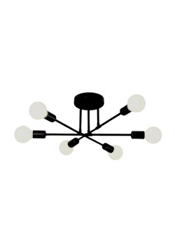 Geometryczna czarna lampa sufitowa 6 punktowa TORI ze sklepu Lysne w kategorii Lampy sufitowe - zdjęcie 184194760