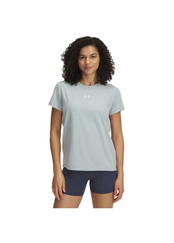 Damski t-shirt z nadrukiem Under Armour Campus Core Ss - szary ze sklepu Sportstylestory.com w kategorii Bluzki damskie - zdjęcie 184195782