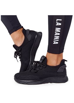 Damskie Sportowe Buty Slip-On Czarne ze sklepu ButyModne.pl w kategorii Buty sportowe damskie - zdjęcie 184196181