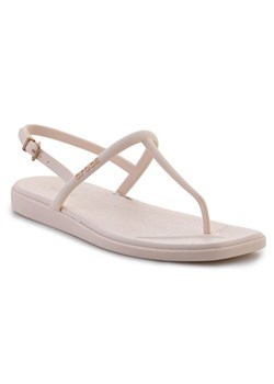 Sandały Crocs Miami Thong Flip 209793-0WW DEF beżowy ze sklepu ButyModne.pl w kategorii Klapki damskie - zdjęcie 184196190