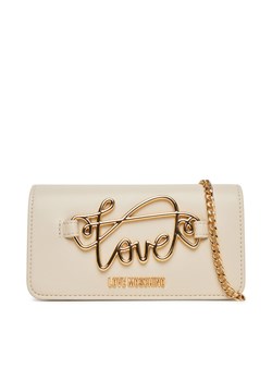 Torebka LOVE MOSCHINO JC5736PP0MKG0110 Écru ze sklepu eobuwie.pl w kategorii Kopertówki - zdjęcie 184196383