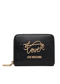 Mały Portfel Damski LOVE MOSCHINO JC5734PP0MKG0000 Czarny ze sklepu eobuwie.pl w kategorii Portfele damskie - zdjęcie 184196443