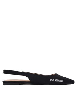 Baleriny LOVE MOSCHINO JA11021G0MIM0000 Czarny ze sklepu eobuwie.pl w kategorii Balerinki - zdjęcie 184196464
