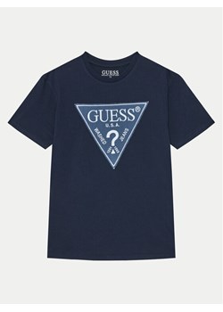 Guess T-Shirt L5RI14 K8HM4 Granatowy Regular Fit ze sklepu MODIVO w kategorii T-shirty chłopięce - zdjęcie 184197013