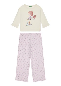 United Colors Of Benetton Piżama 3Y5E0P08B Różowy Regular Fit ze sklepu MODIVO w kategorii Piżamy dziecięce - zdjęcie 184197040