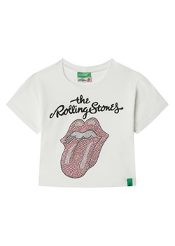 United Colors Of Benetton T-Shirt 3I1XC10NW Biały Relaxed Fit ze sklepu MODIVO w kategorii Bluzki dziewczęce - zdjęcie 184197050