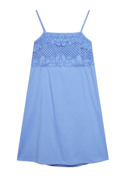 United Colors Of Benetton Sukienka letnia 4Q2LCV03H Niebieski Regular Fit ze sklepu MODIVO w kategorii Sukienki dziewczęce - zdjęcie 184197073