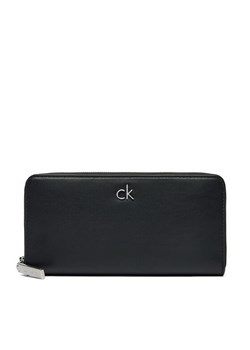 Calvin Klein Duży Portfel Damski Ck Daily Large Zip Around_Pbl K60K612850 Czarny ze sklepu MODIVO w kategorii Portfele damskie - zdjęcie 184197122