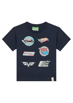 United Colors Of Benetton T-Shirt 3I1XG10I3 Granatowy Regular Fit ze sklepu MODIVO w kategorii T-shirty chłopięce - zdjęcie 184197172
