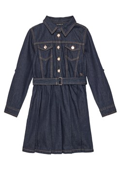 Guess Sukienka jeansowa J5YK12 D4EU0 Granatowy Regular Fit ze sklepu MODIVO w kategorii Sukienki dziewczęce - zdjęcie 184197182