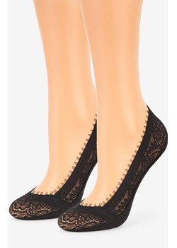 Marilyn 2-pak stopki koronkowe czarne Comfort Lace, Kolor czarny, Rozmiar 35-37, Marilyn ze sklepu Primodo w kategorii Skarpetki damskie - zdjęcie 184198220