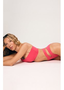 Ewa Chodakowska x Esotiq dół od bikini z wysokim stanem Firenze 42801-42X, Kolor różowy, Rozmiar L, Esotiq ze sklepu Intymna w kategorii Stroje kąpielowe - zdjęcie 184198772