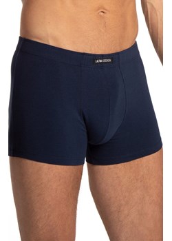 3-pack bawełniane bokserki męskie plus size M-1072SZEX, Kolor granatowo-czarny, Rozmiar 3XL, LAMA ze sklepu Intymna w kategorii Majtki męskie - zdjęcie 184198834