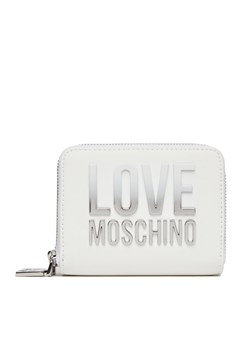 Duży Portfel Damski LOVE MOSCHINO JC5726PP0MKD0100 Biały ze sklepu eobuwie.pl w kategorii Portfele damskie - zdjęcie 184198993