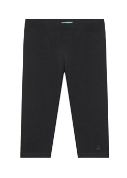 United Colors Of Benetton Legginsy 3MT1CF02J Czarny Slim Fit ze sklepu MODIVO w kategorii Spodnie dziewczęce - zdjęcie 184199581
