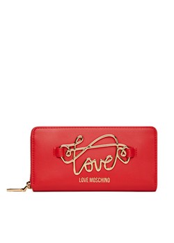 LOVE MOSCHINO Duży Portfel Damski JC5733PP0MKG0500 Czerwony ze sklepu MODIVO w kategorii Portfele damskie - zdjęcie 184199623