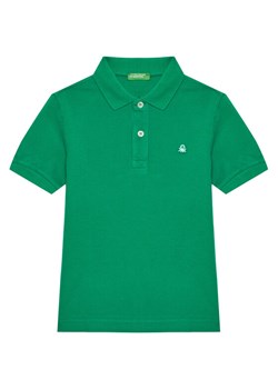 United Colors Of Benetton Polo 3089C300Q Zielony Regular Fit ze sklepu MODIVO w kategorii T-shirty chłopięce - zdjęcie 184199641