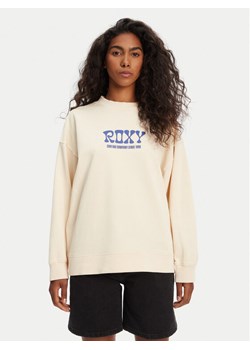 Roxy Bluza ERJFT04941 Beżowy Regular Fit ze sklepu MODIVO w kategorii Bluzy damskie - zdjęcie 184199663