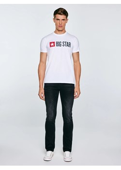 Koszulka męska z logo BIG STAR biała Quado 101 ze sklepu Big Star w kategorii T-shirty męskie - zdjęcie 184200131