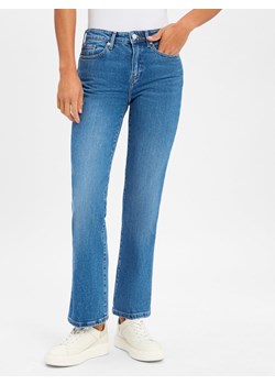Tommy Hilfiger Dżinsy bootcut - Flo Kobiety Bawełna medium stone jednolity ze sklepu vangraaf w kategorii Jeansy damskie - zdjęcie 184200212