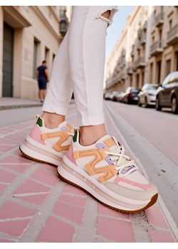 Royalfashion Sportowe sneakersy damskie na platformie Eviger ze sklepu royalfashion.pl w kategorii Buty sportowe damskie - zdjęcie 184200573
