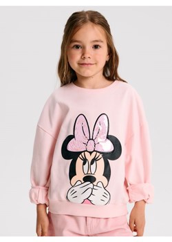 Sinsay - Bluza z ozdobną kokardą Minnie Mouse - różowy ze sklepu Sinsay w kategorii Bluzy dziewczęce - zdjęcie 184200923