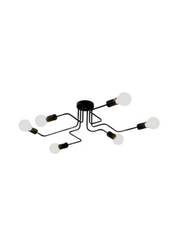 Czarna 6 punktowa lampa sufitowa geometryczna AIDA ze sklepu Lysne w kategorii Lampy sufitowe - zdjęcie 184201923