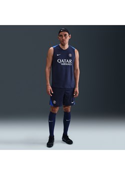 Męskie dzianinowe spodenki piłkarskie Nike Dri-FIT Paris Saint-Germain Strike - Niebieski ze sklepu Nike poland w kategorii Spodenki męskie - zdjęcie 184204012