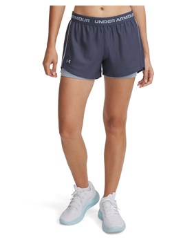 Under Armour Szorty funkcyjne 2w1 w kolorze granatowo-błękitnym ze sklepu Limango Polska w kategorii Szorty - zdjęcie 184204633