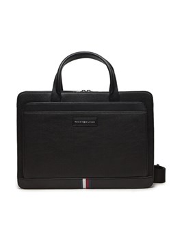 Torba na laptopa Tommy Hilfiger Th Business Slim AM0AM12710 Czarny ze sklepu eobuwie.pl w kategorii Torby na laptopa - zdjęcie 184204644