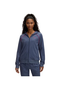 Damski dres komplet treningowy Under Armour UA Rival Tricot Tracksuit HD - granatowy ze sklepu Sportstylestory.com w kategorii Spodnie damskie - zdjęcie 184205641