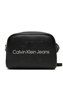 Torebka Calvin Klein Jeans Sculpted Camera Bag18 Mono K60K612220 Czarny ze sklepu eobuwie.pl w kategorii Listonoszki - zdjęcie 184206502
