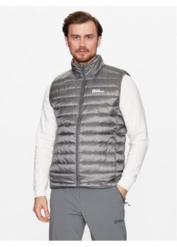 Jack Wolfskin Bezrękawnik Pack & Go Down 1207011 Szary Regular Fit ze sklepu MODIVO w kategorii Kamizelki męskie - zdjęcie 184206744