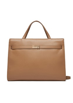 Tommy Hilfiger Torebka Th Heritage Workbag AW0AW16910 Brązowy ze sklepu MODIVO w kategorii Torebki damskie - zdjęcie 184206784