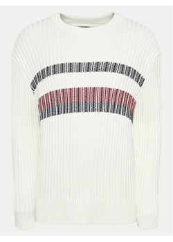 Tommy Hilfiger Sweter MW0MW37246 Écru Regular Fit ze sklepu MODIVO w kategorii Swetry męskie - zdjęcie 184206792
