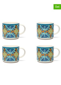 Trendy Kitchen by EXCÉLSA Kubki (4 szt.) &quot;Trinacria&quot; w kolorze błękitnym - 290 ml ze sklepu Limango Polska w kategorii Kubki - zdjęcie 184209334