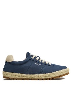 Espadryle Pepe Jeans Drenan Sporty PMS10323 Granatowy ze sklepu eobuwie.pl w kategorii Espadryle męskie - zdjęcie 184210634