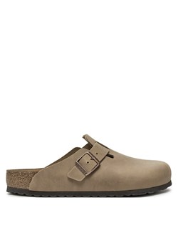 Klapki Birkenstock Boston SFB LEOI 1018147 Brązowy ze sklepu eobuwie.pl w kategorii Klapki męskie - zdjęcie 184210673