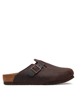 Klapki Birkenstock Boston 159711 Brązowy ze sklepu eobuwie.pl w kategorii Klapki męskie - zdjęcie 184210682