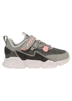 Popielate Sneakersy Z Materiału Dla Dziewczynki Bartek 87007-14 ze sklepu Wojas w kategorii Buty sportowe dziecięce - zdjęcie 184211424